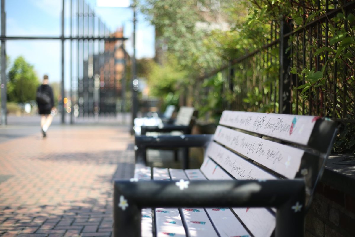 Streets Alive Laura Fisher bench Triumph Gates