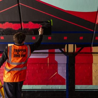 Trapped in Zone One, Graffiti Lab at Basingstoke Festival