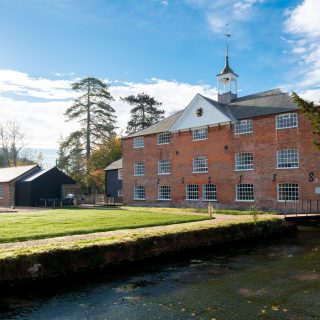 A red brick building